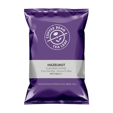 Coffee Bean & Tea Leaf Hazelnut 2.0 oz Fraction Packs, PK18 PK 012510